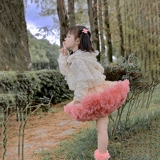 Детская весенняя куртка для принцессы, осенняя толстовка с капюшоном, в западном стиле