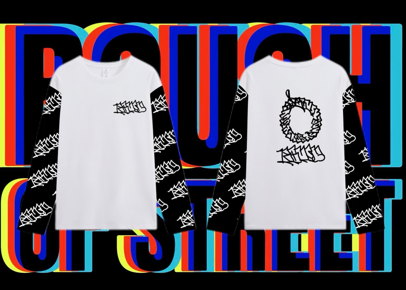 Boush New Quick-Drying Black and White Long-Sleeved Shirt with Stickers Included Boush New Quick-Drying Black and White Long-Sleeved Shirt with Stickers Included