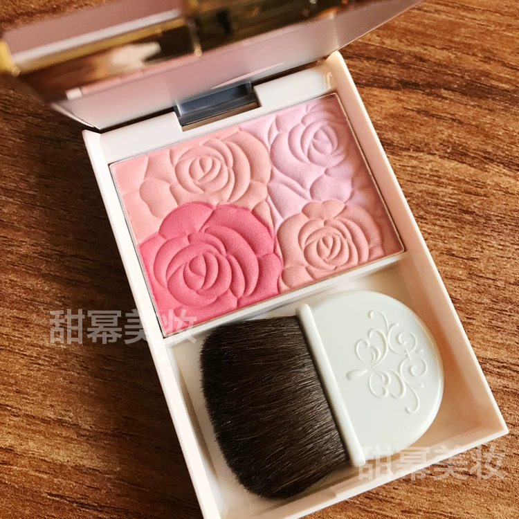 Phấn má hồng Shaqili làm nổi bật và sửa chữa một tấm đích thực unicorn rouge nude trang điểm tự nhiên màu cam đỏ mặt trời - Blush / Cochineal