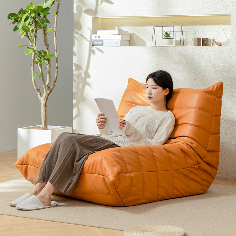 Full Sponge Hair Caterpillar Sofa Sloth Man Single Light Extravagant Adult Balcony Casual Net Red simple tatami deckchair