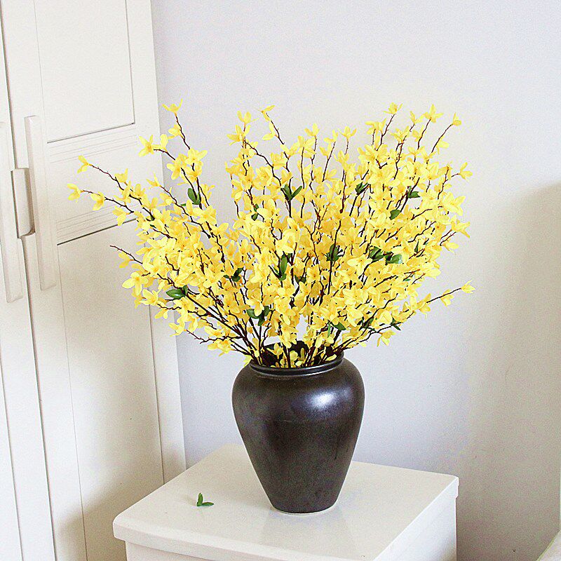 Nordic light luxury simulation bouquet living room decoration decoration welcome spring flower fake flower home bedroom dining table flower arrangement