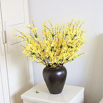 Nordic light luxury simulation bouquet living room decoration decoration winter jasmine fake flower home bedroom table flower arrangement flower art