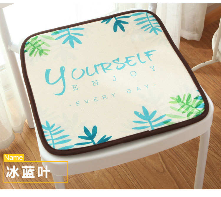 Cartoon khu vườn mùa đông sinh viên thở mỏng phần trượt pad đệm ghế văn phòng đệm mông pad ghế đệm - Ghế đệm / đệm Sofa mẫu đệm ghế gỗ