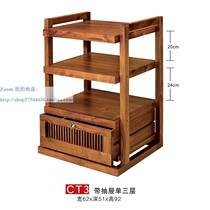 Jazz rack with drawer single 3 floors with drawer single three layer cabinet TV cabinet audio cabinet (freight
