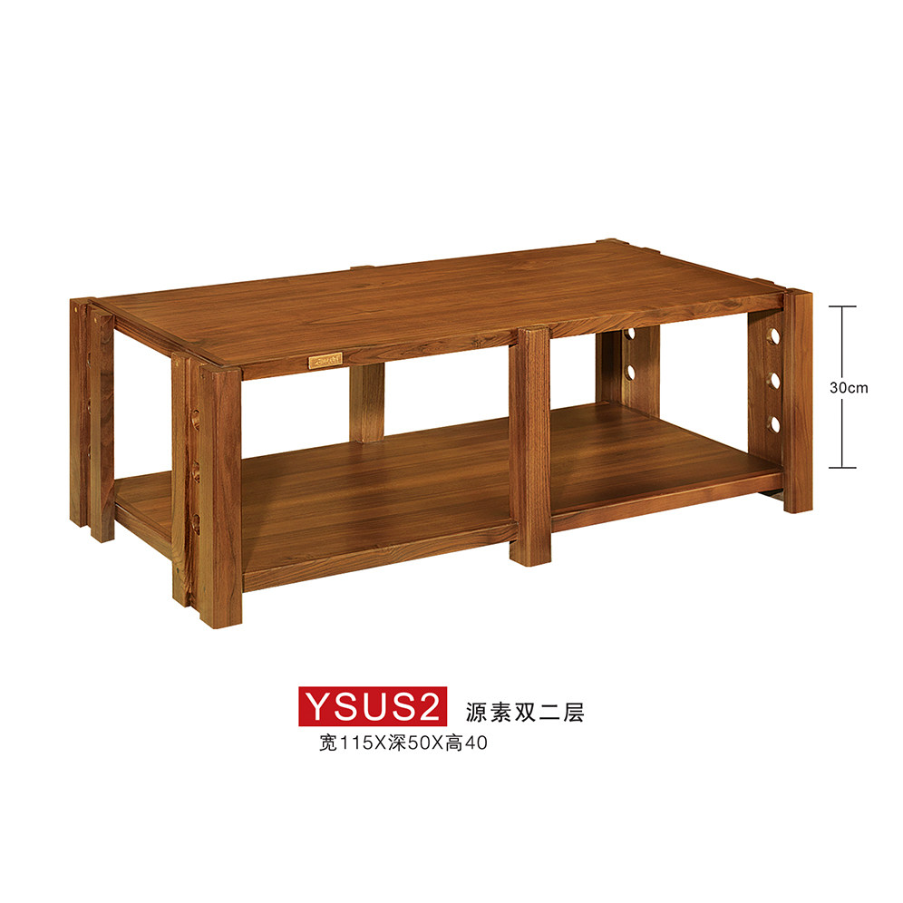 Jazz rack Yuansu double two black walnut cabinet TV cabinet HiFi equipment rack freight collect
