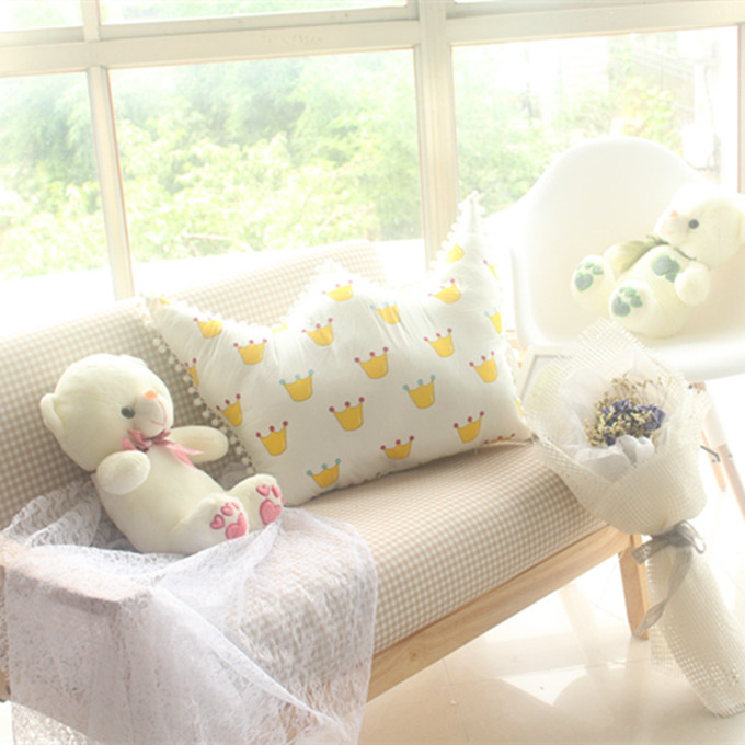 Phong cách Bắc Âu nhà vương miện sofa cũi trẻ em phòng ngủ trở lại đệm gối gối trang trí hình ảnh đạo cụ - Trở lại đệm / Bolsters gối tựa lưng sofa