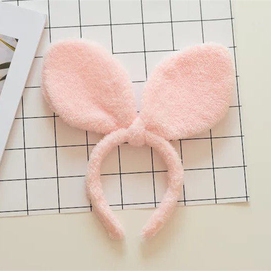 Cute sale cute girl lady head accessories Rabbit Ear Hair Stirrup Wash Face Makeup Bunch Hair with a livesea hairpin