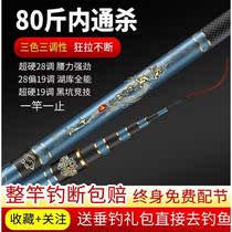19 Dawa Fishing Rod Hand Rod Super Light Ultra Hard 19 Tone 28 Tune Carbon Crucian Carp Rod Table Fishing Rod Suit