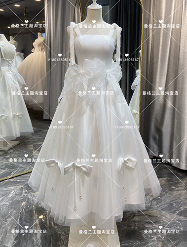 Милое свежее белое свадебное платье для влюбленных, эффект подтяжки, длина миди