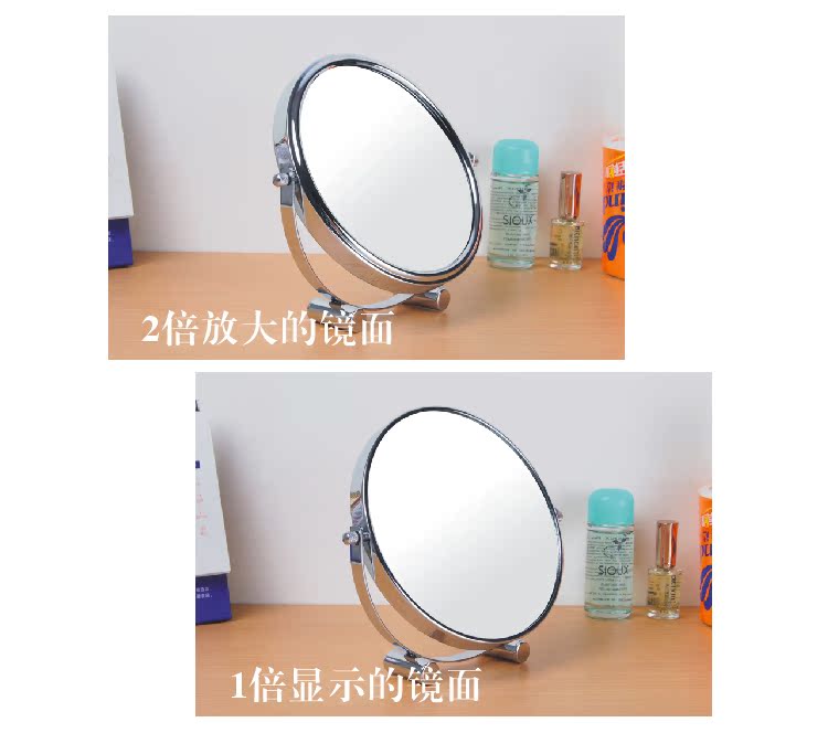 Gương trang điểm hai mặt phóng to máy tính để bàn công chúa gương thời trang lớn gương gương dễ thương gương - Gương gương trang điểm treo tường