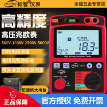 Biaozhi insulation resistance tester Digital high voltage Megohm meter GM3123 Insulation shake meter Megohm meter GM3125