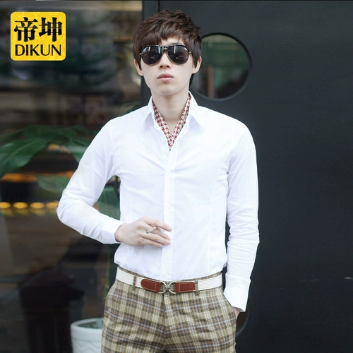 Рубашка, платье, трендовый классический костюм, в корейском стиле