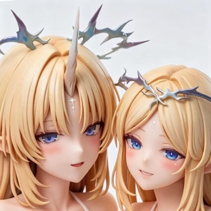 Eds Factory's Two Katiya Figures, Anime Game Peripheral Models, Gk Case Decorations, Car Ornaments, Gifts for Men
