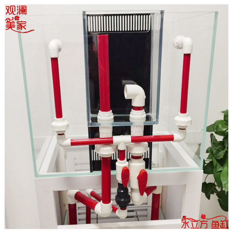 Aquarium Backpack Filter Golden Crystal Ultra White Fish Tank Lazy Free Water Change Bottom Filter Tank Ecological Fish Tank Full Set