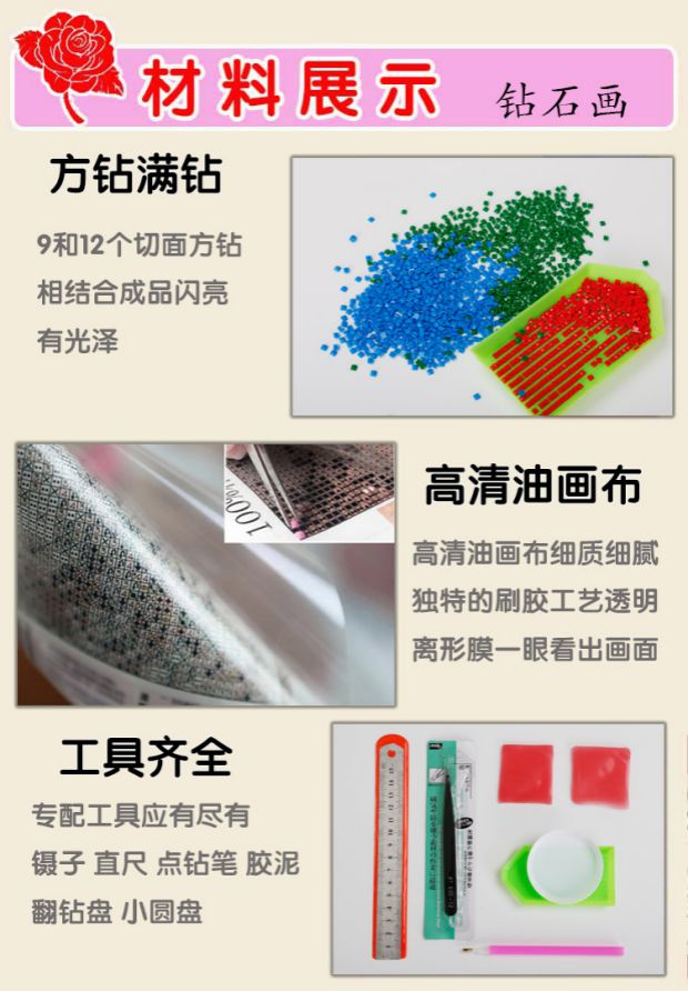 Cross stitch thêu ảnh tùy chỉnh kim cương tùy chỉnh Tự làm ảnh tùy chỉnh khâu vẽ TFBoys Yiyangqianxi - Công cụ & phụ kiện Cross-stitch mẫu tranh thêu