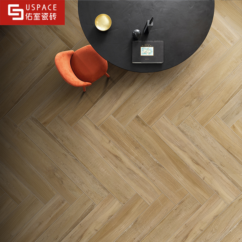 Superior Wood Grain Brick Imitation Wood Flooring Tiles 200x1200 Living-room Bedroom Wood Grain Tile Floor Tiles Palace Oak Wood