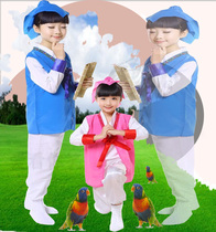 Childrens calligraphy costumes for boys and girls