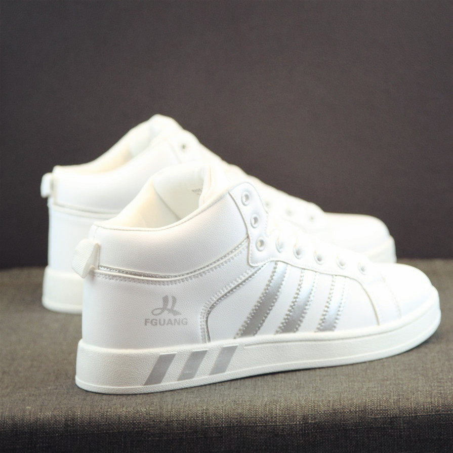 Hong Kong men's shoes 2019 new autumn and winter high gang hao sneakers sneakers and small white shoes