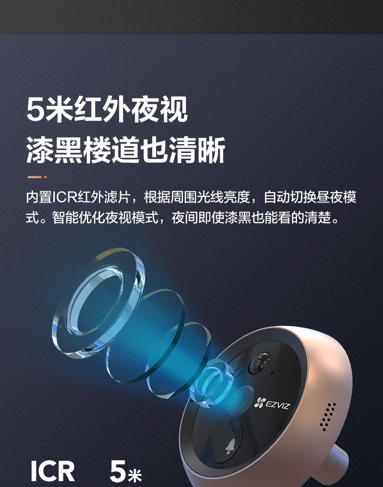 萤石DP2C 智能猫眼 手机远程监控 图11