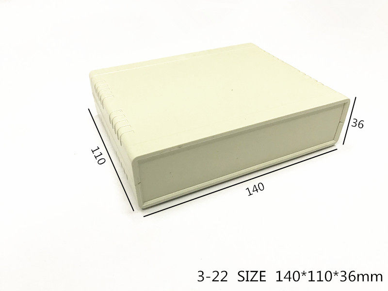 Direct marketing plastic shell electronic equipment switching power supply instrument shell router case scroll 140x110x36