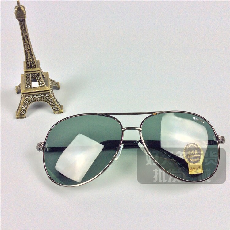 Tempered Glass Sunglasses Men's Personality Trendy Glasses Windproof Glasses Clear Light Toad Sunglasses