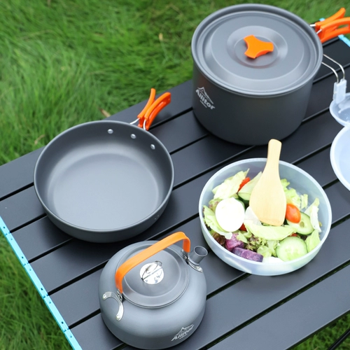 На открытом воздухе портативная карта карты дикого лагеря -тип печи самокритирующие дикие пишетки для пилкера печи Печь 5 человек набор горшка набор