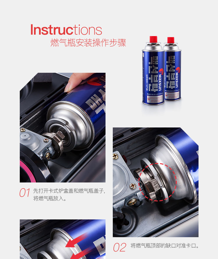 Cassette bếp ngoài trời bếp gió cầm tay cắm trại nướng cung cấp lẩu bếp gas gas bếp gas - Bếp lò / bộ đồ ăn / đồ nướng dã ngoại bếp lẩu cồn