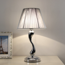 European bedroom decoration wedding room warm personality small table lamp dimmable remote control LED energy saving feeding bedside lamp