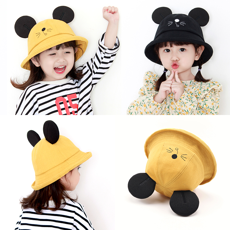Female Baby Sunscreen Fisherman Hat Girl Sun Hat Summer Child Hat Girl Boy Baby Young Child Spring Autumn