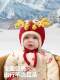 New Year's red baby hat baby autumn and winter national trend boys faucet hat girls woolen hat children's ear protection hat
