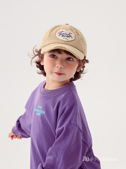 Children's baseball caps, boys' hats, spring and autumn baby caps, Korean fashion girls' sun visors, sun protection hats, winter