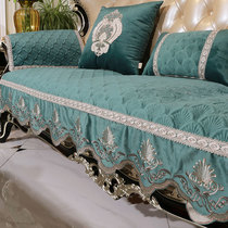 plush sofa cushion European style upscale luxury non-slip all season universal American leather sofa seat cover winter style thickened