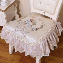 Eurostyle Chair Cushion Suit Upscale Lavish Luxury Home Cloth Art Dining Table And Chairs All Season Universal Non-slip Stool Cushion Set to do