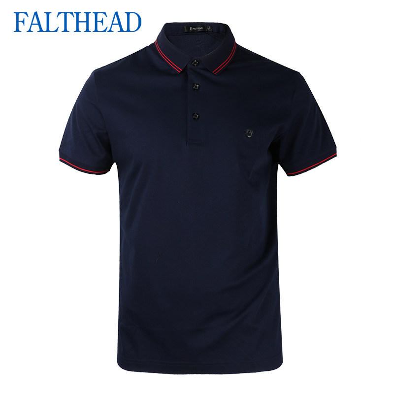 Fairfat short-sleeved T-shirt men's lapel business casual 2020 summer middle-aged and young luxury polo shirt