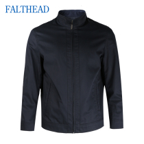 Fairfat stand-up collar jacket spring and autumn middle-aged and elderly business casual cotton zipper top FD202JK002