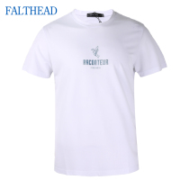 Fairfat short-sleeved T-shirt mens round neck youth modal soft comfortable casual handsome white summer city
