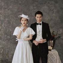 Cinema Themed Art Hand-painted Background Grey Pure Handmade Boutique Wedding painting Art background wall spray painted photo cloth