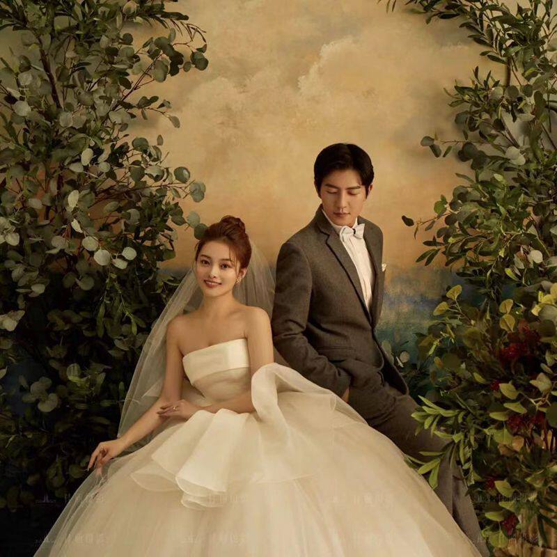 Photo studio aesthetic theme hand-painted oil painting background pure hand-made boutique painting background cloth props inkjet photography cloth