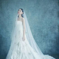 Shadow Building Wedding Dress Monochrome Photo Background Pure Handmade Boutique Painting Art Background Cloth Write Real Photography Spray-painted Photo B