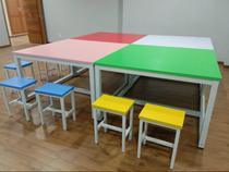 Elementary School Children Kindergarten Hosting Handmade Painting Training Table Education Institution Coaching Class Art Calligraphy Painting Table And Chairs