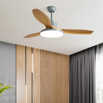 Fan lamp ceiling fan lamp living room ceiling dining room home integrated chandelier bedroom frequency conversion Norse simple fan chandelier