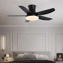 Nordic simple ultra-thin ceiling fan lamp low floor high modern living room dining room bedroom home frequency conversion large air volume fan lamp