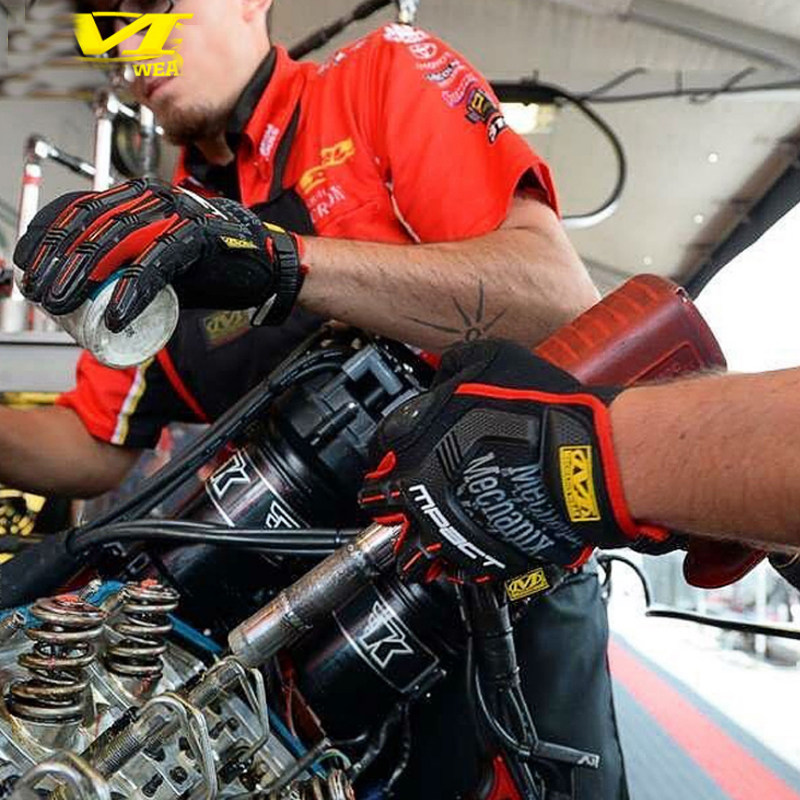 Super technician motorcycle gloves men and women tactical outdoor riding ultra-thin breathable full-finger M-Pact flexible and durable