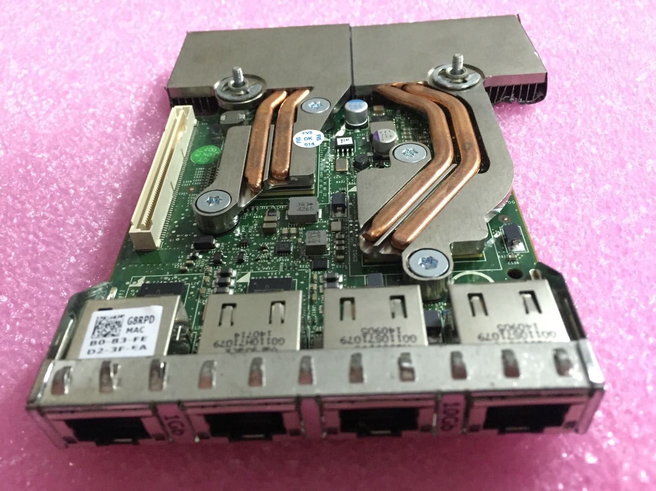 DeLL R720 R620 10GB RJ45 4-port card 0G8RPD