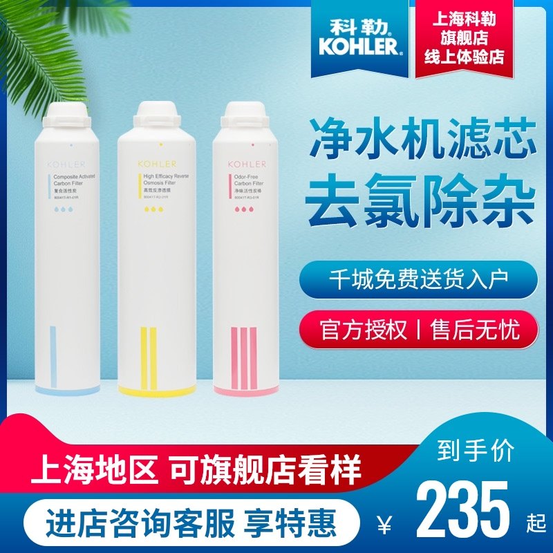 Kohler water purifier filter KP050 direct drinking fountain supplies Activated carbon accessories 80041T