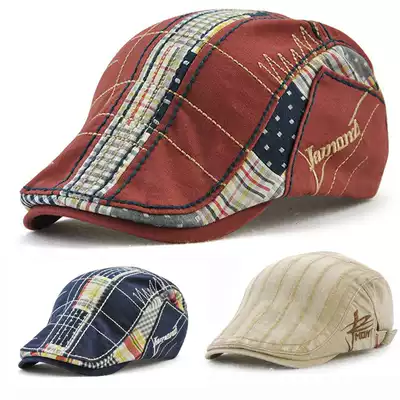 Hat Men's Spring and Autumn Sunscreen Korean version of the tide fashion cap youth forward hat spring beret casual painter