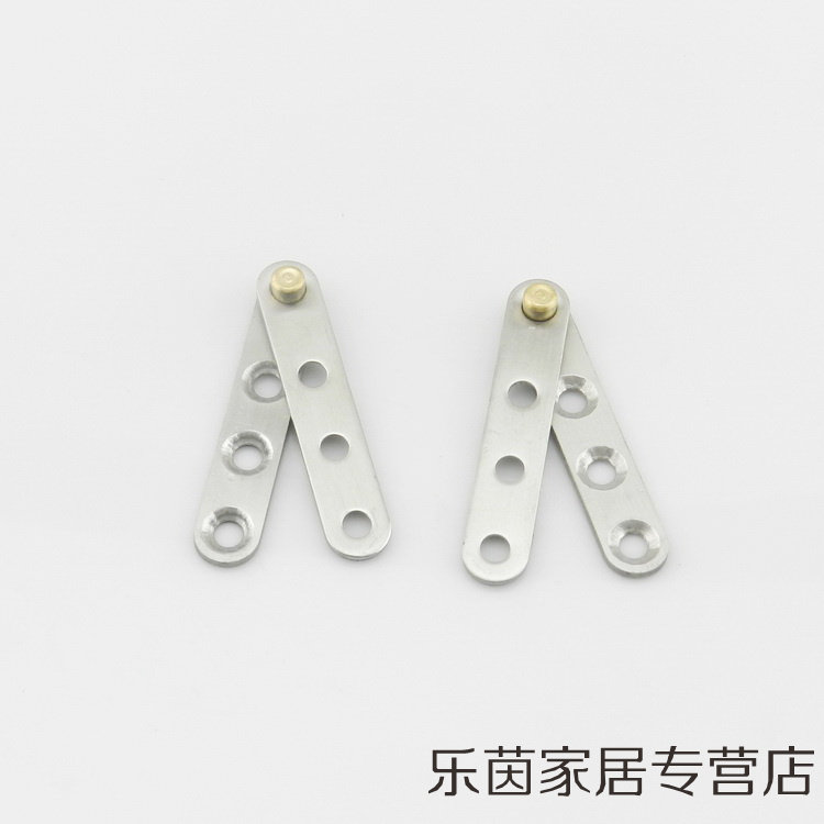 Stainless steel round head hinge upper and lower hinge integral cabinet hinge heaven and earth hinged grinding core hinged concealed top head hinge