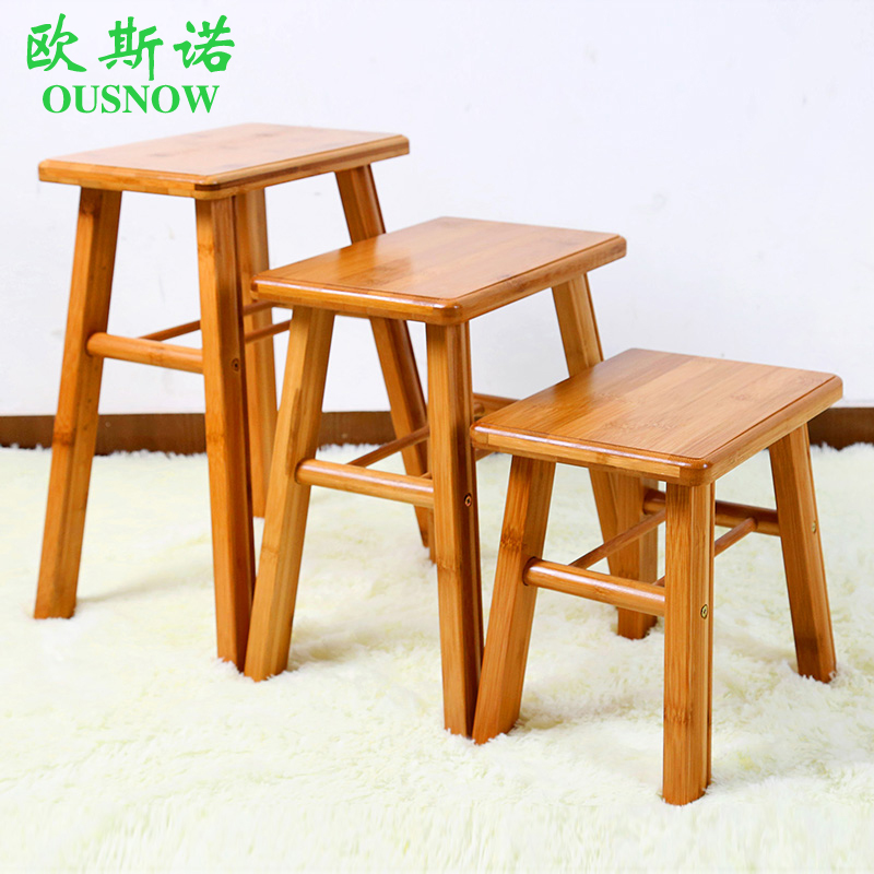 Nanzhu Small Bench Simple Stool Fashion Brief creative short stool Children's stool Non plastic round stool Stool Footstool