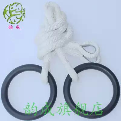 Yuncheng ABS fitness rings adult gymnastics training with thick nylon sling home fitness equipment hoop