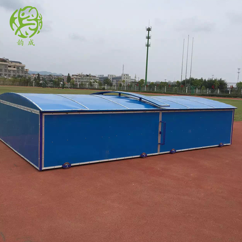 Factory direct stainless steel high jump sponge pad protective shed Mobile high jump sponge bag protective shed Waterproof shed